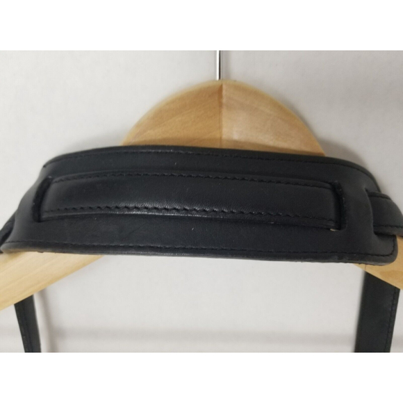 Brighton briefcase Shoulder bag black woven leather Croc embossed turn lock - Picture 8 of 12